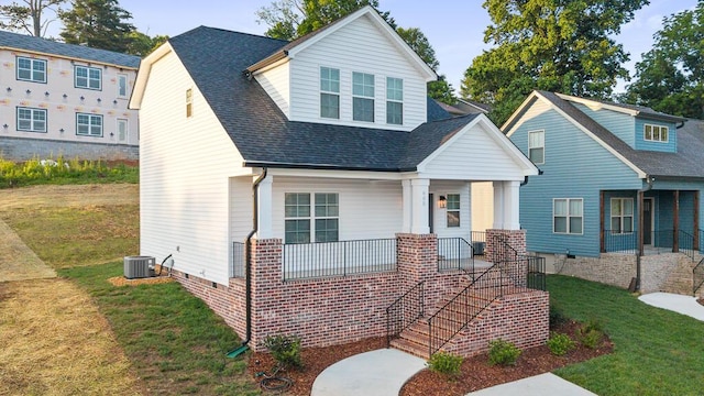 605 Westover Dr SW, Cleveland, TN 37311 - view of front of home with covered porch and a front yard