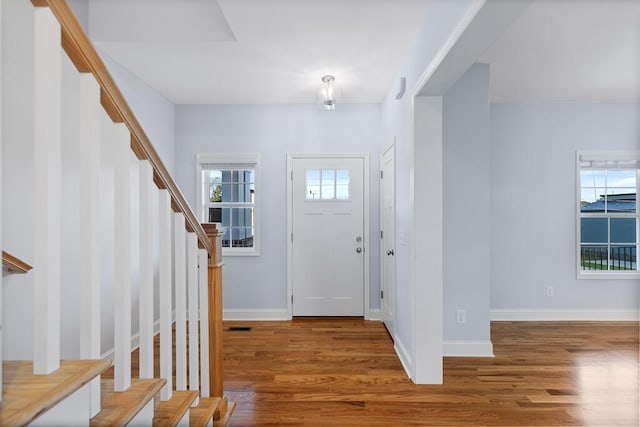 605 Westover Dr SW, Cleveland, TN 37311 - foyer entrance featuring stairway and wood finished floors