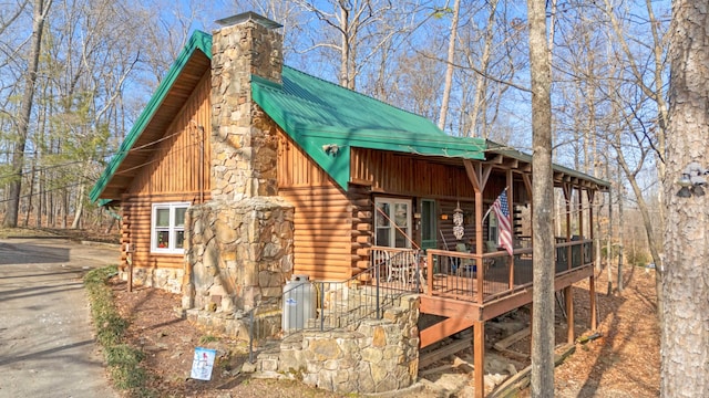 exterior space featuring a porch