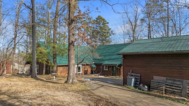 view of back of property