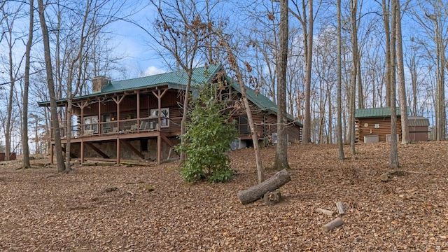 view of back of property