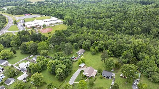 229 Plerce Hill St, Spring City, TN 37381 - aerial view of property's location with a heavily wooded area