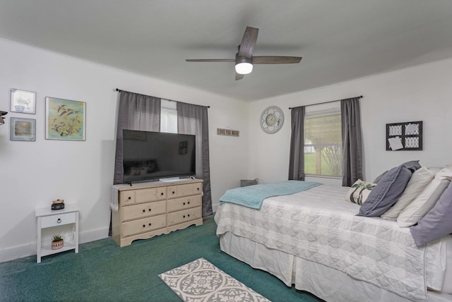 229 Plerce Hill St, Spring City, TN 37381 - bedroom with carpet flooring and ceiling fan