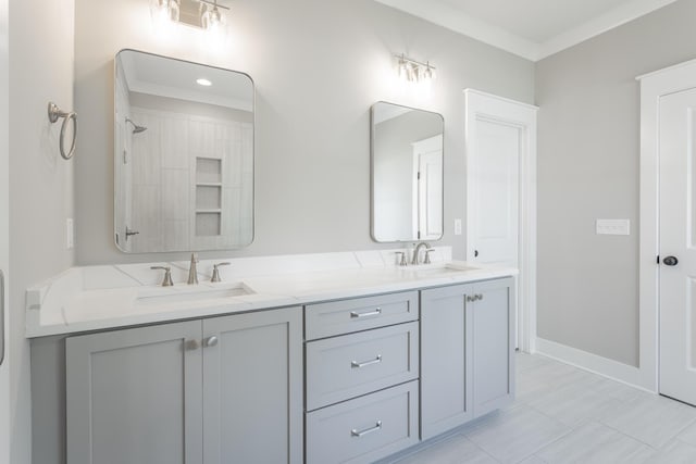 5118 Judd Way NW Unit 21, Cleveland, TN 37312 - full bath featuring double vanity, a shower, and baseboards