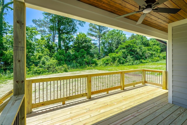 5118 Judd Way NW Unit 21, Cleveland, TN 37312 - wooden terrace featuring a ceiling fan