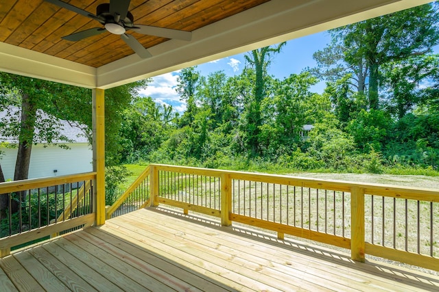 5118 Judd Way NW Unit 21, Cleveland, TN 37312 - deck with a ceiling fan