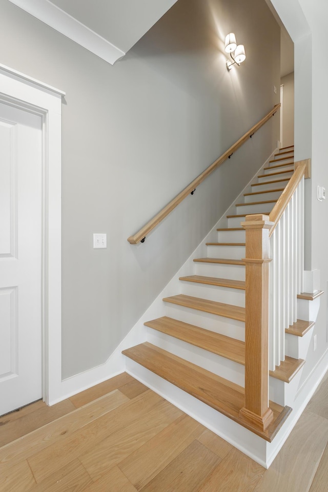 5118 Judd Way NW Unit 21, Cleveland, TN 37312 - stairway with wood finished floors and baseboards