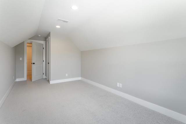 5118 Judd Way NW Unit 21, Cleveland, TN 37312 - additional living space featuring light colored carpet, vaulted ceiling, baseboards, and recessed lighting