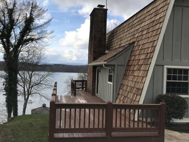 14318 Bluffview Dr, Birchwood, TN 37308 - deck featuring a water view