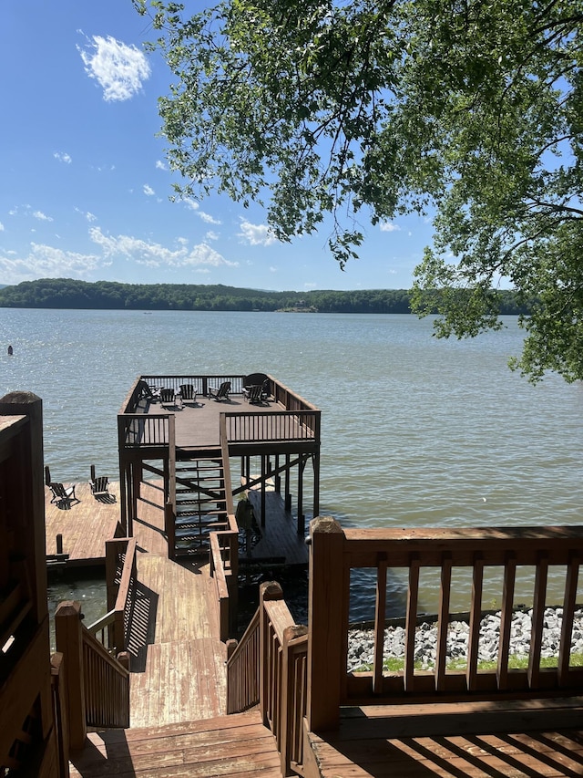 14318 Bluffview Dr, Birchwood, TN 37308 - dock area featuring a water view