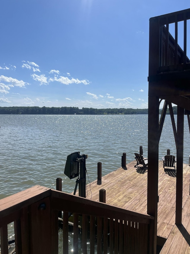 14318 Bluffview Dr, Birchwood, TN 37308 - dock area featuring a water view