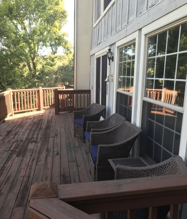 14318 Bluffview Dr, Birchwood, TN 37308 - view of wooden terrace