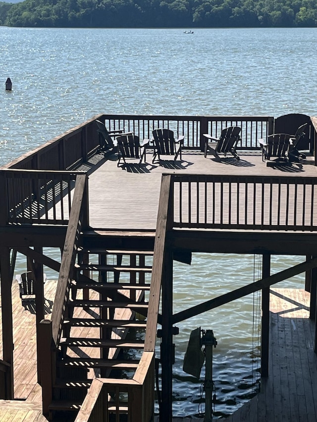 14318 Bluffview Dr, Birchwood, TN 37308 - dock featuring a water view