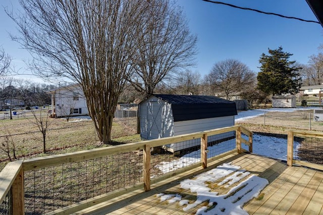 view of dock featuring a deck