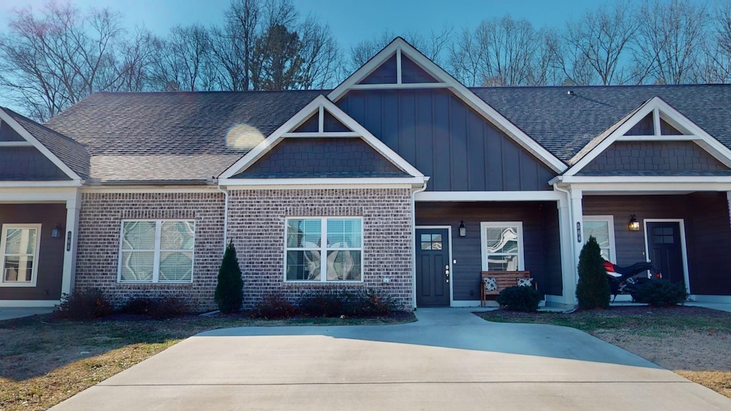 view of craftsman inspired home