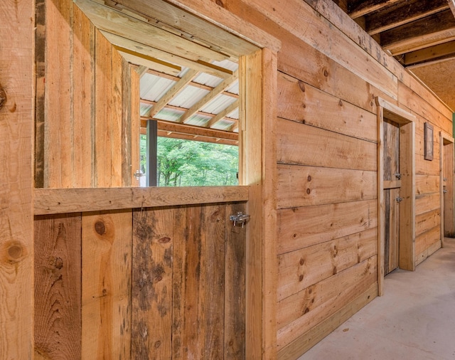 view of horse barn