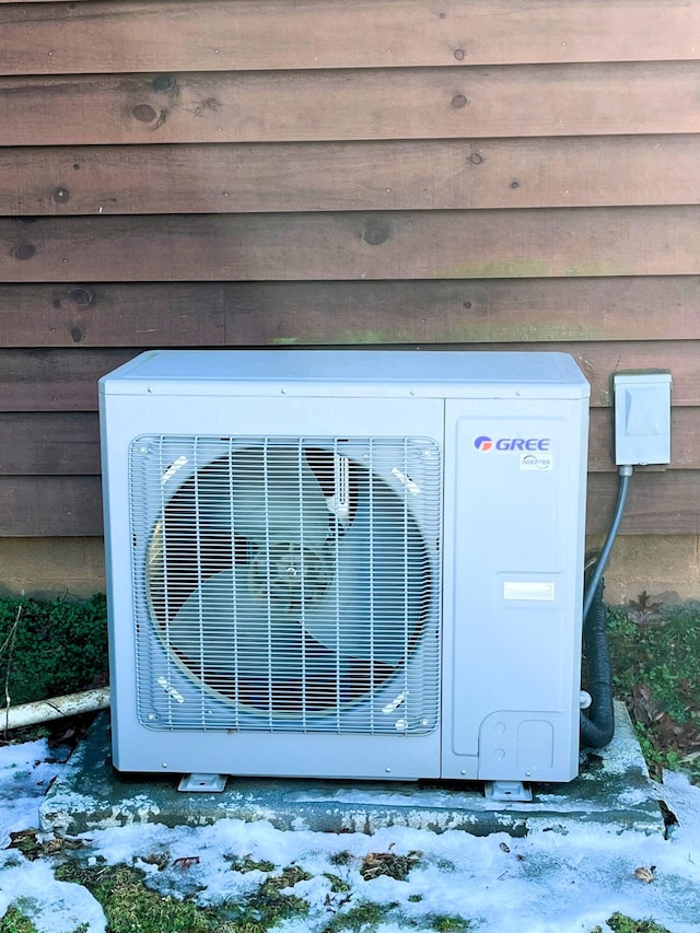 exterior details with ac unit