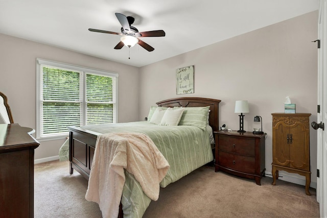 1851 Preservation Dr NE, Cleveland, TN 37323 - bedroom with light colored carpet, baseboards, and a ceiling fan