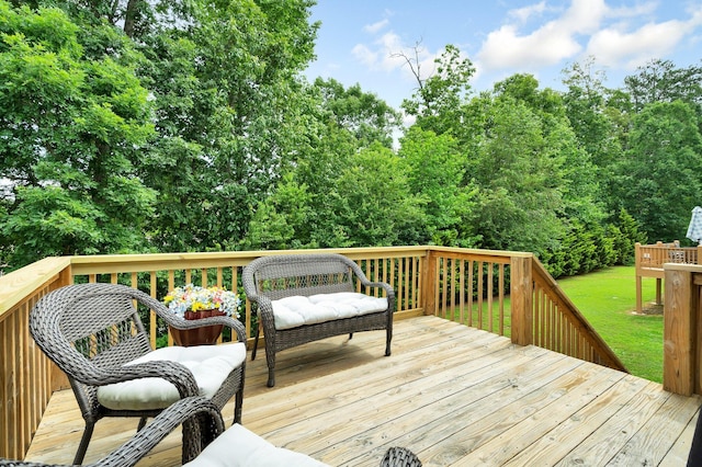 1851 Preservation Dr NE, Cleveland, TN 37323 - deck featuring a yard