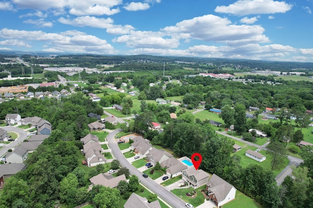 1851 Preservation Dr NE, Cleveland, TN 37323 - aerial overview of property's location with nearby suburban area