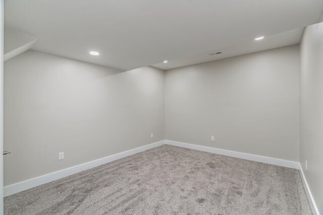 826 Long Mill Rd, Athens, TN 37303 - carpeted spare room with recessed lighting and baseboards