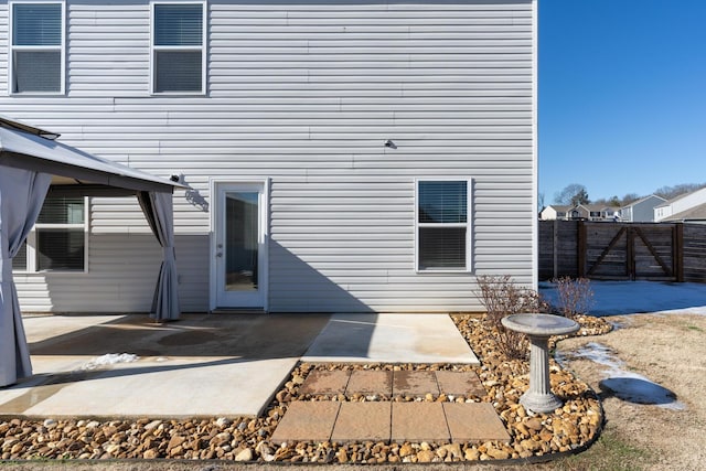 rear view of house with a patio area