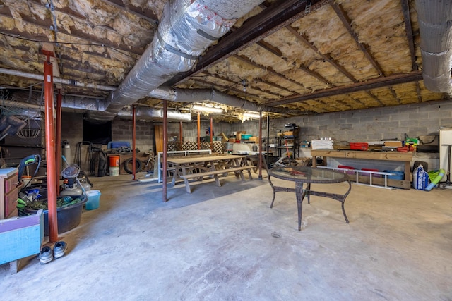 115 Lake Cir, Harriman, TN 37748 - view of unfinished below grade area