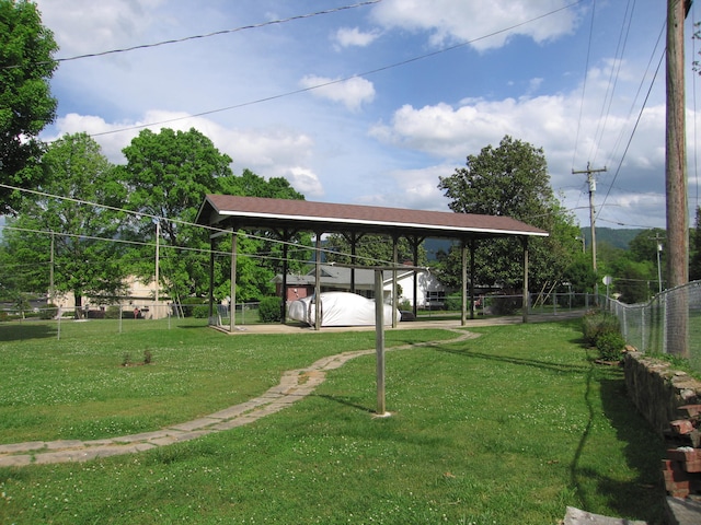 view of yard