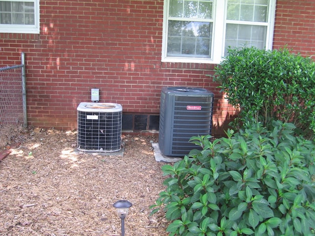 exterior details with cooling unit