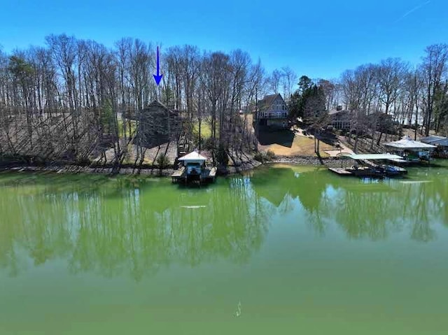 view of water feature