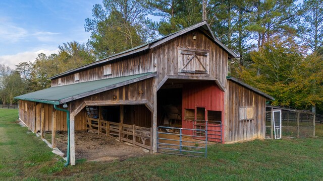 view of stable