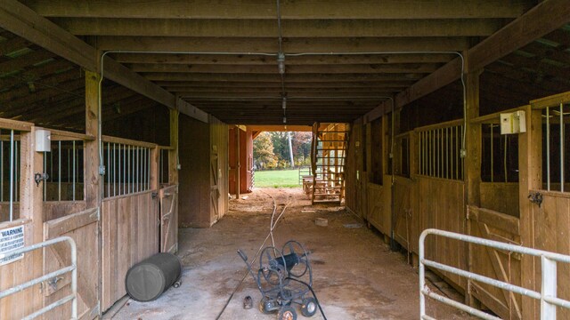 view of stable