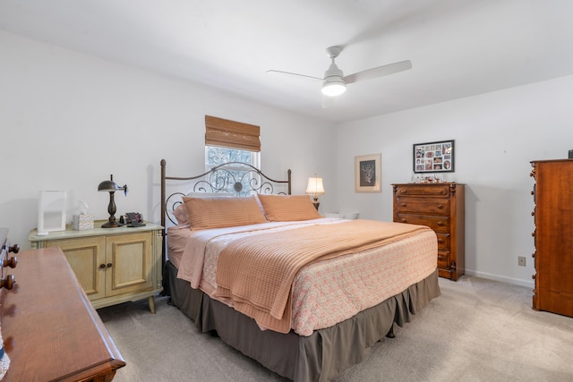 180 Mapleton Forest Dr NW, Cleveland, TN 37312 - bedroom with light carpet and ceiling fan