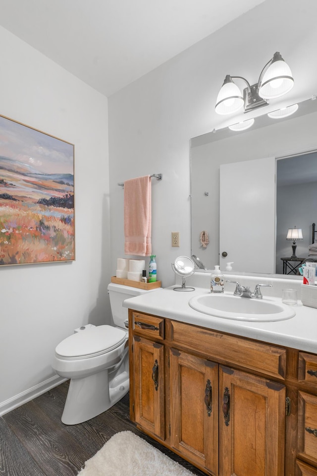 180 Mapleton Forest Dr NW, Cleveland, TN 37312 - half bathroom with wood finished floors and vanity