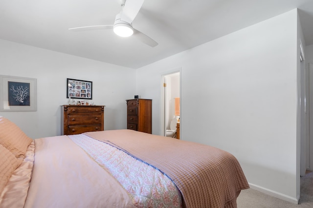 180 Mapleton Forest Dr NW, Cleveland, TN 37312 - carpeted bedroom with ceiling fan and ensuite bath