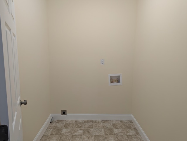 2811 E 26th St, Chattanooga, TN 37407 - washroom with washer hookup, baseboards, and hookup for an electric dryer