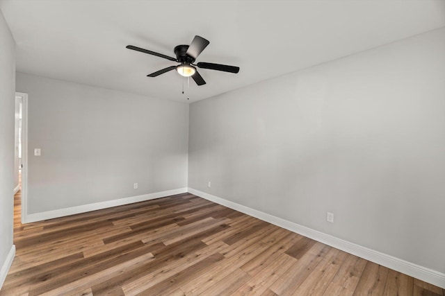1523 Eads Bluff Rd NW, Georgetown, TN 37336 - unfurnished room featuring wood finished floors and a ceiling fan