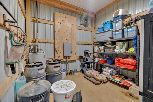 596 Clifty Creek Rd, Oakdale, TN 37829 - storage area featuring water heater