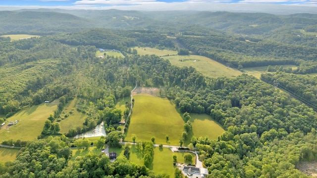 596 Clifty Creek Rd, Oakdale, TN 37829 - view of property location with a heavily wooded area, rural landscape, and mountains