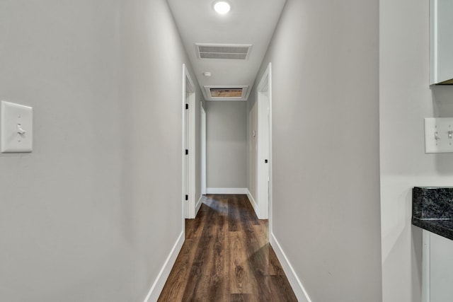 810 Cedar Springs Rd, Athens, TN 37303 - corridor with dark wood-type flooring and baseboards