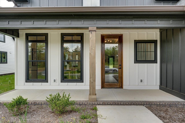 111 Arthur Ln NW, Cleveland, TN 37312 - entrance to property featuring board and batten siding and covered porch