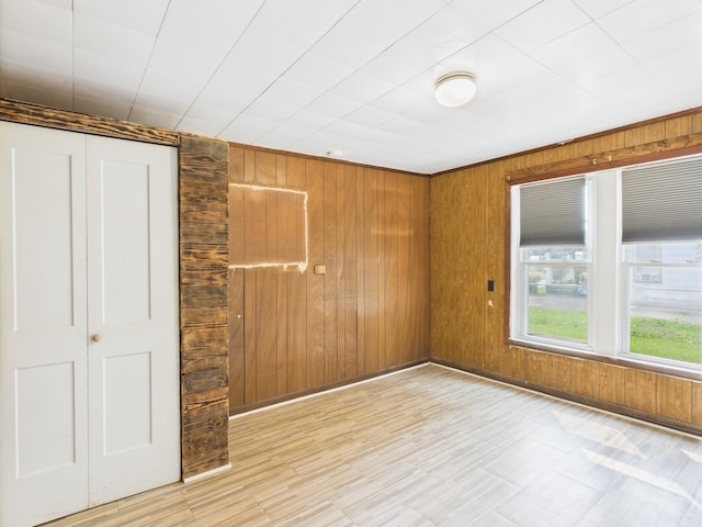 174 E Jackson Ave, Spring City, TN 37381 - unfurnished room featuring wooden walls and wood finished floors