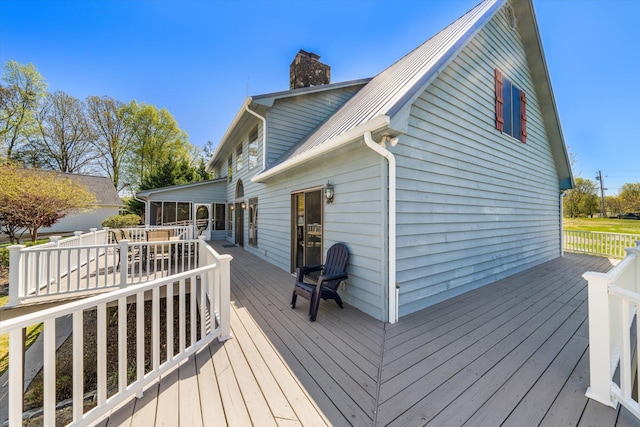 131 Corntassel Shrs, Vonore, TN 37885 - view of wooden deck