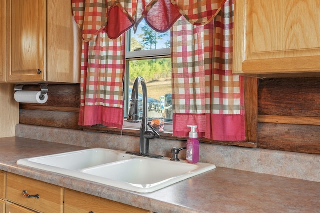 kitchen featuring sink