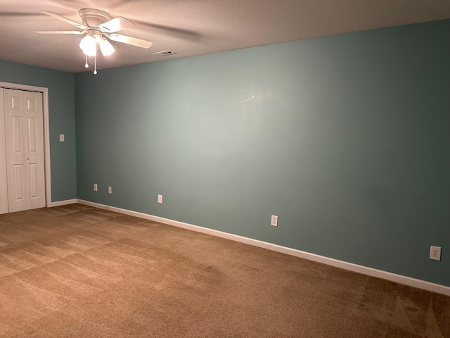 740 Grassy Branch Rd, Dayton, TN 37321 - unfurnished room featuring ceiling fan and carpet floors