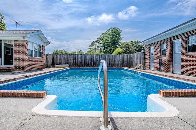 view of pool