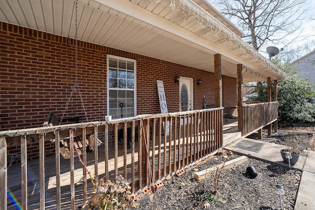 123 Carson Pl, Clinton, TN 37716 - property entrance with brick siding