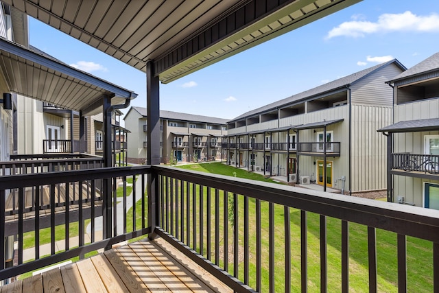 1942 Addi Ln, Chattanooga, TN 37421 - wooden terrace featuring a residential view and a lawn