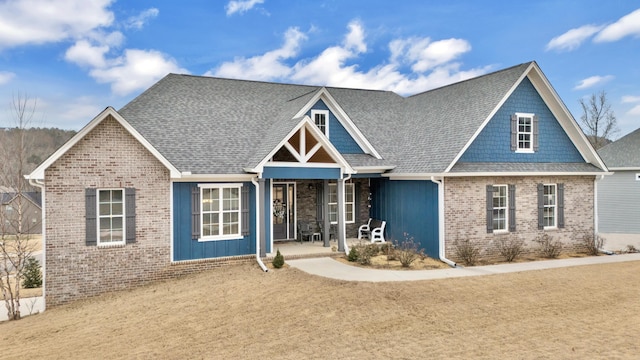 view of craftsman inspired home