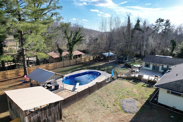 view of pool